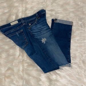 Ag the stilt roll up cigarette jeans